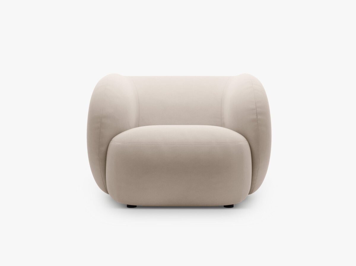 Poltrona Kate in velluto – L108 cm - immagine 9
