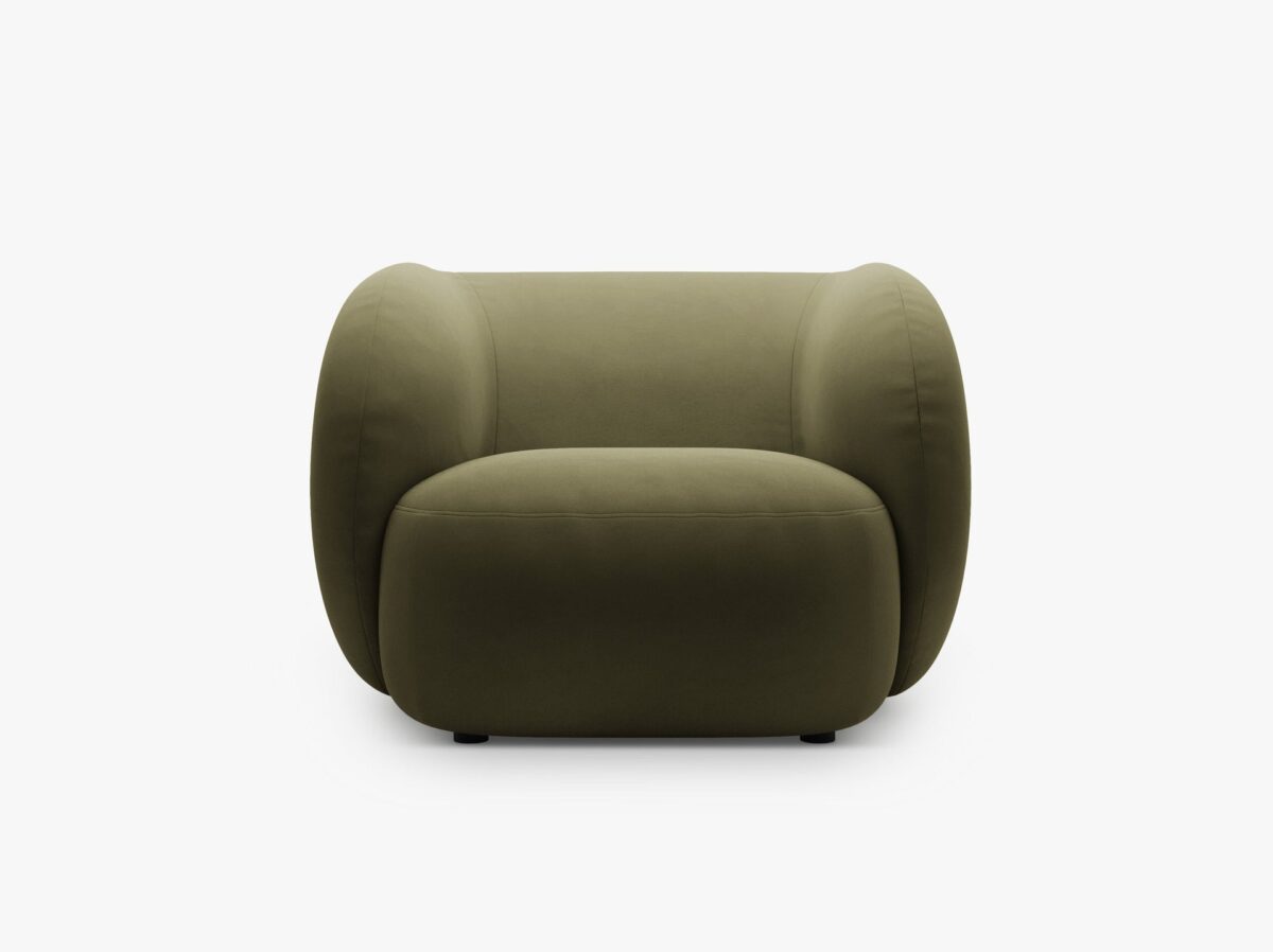 Poltrona Kate in velluto – L108 cm - immagine 10