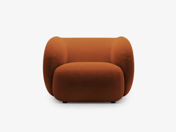 Poltrona Kate in velluto – L108 cm