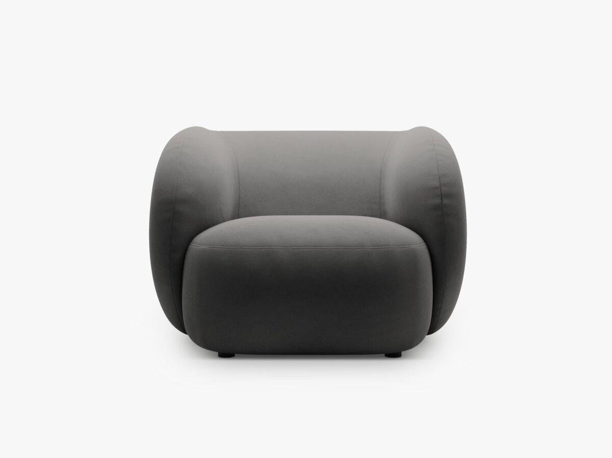 Poltrona Kate in velluto – L108 cm - immagine 6