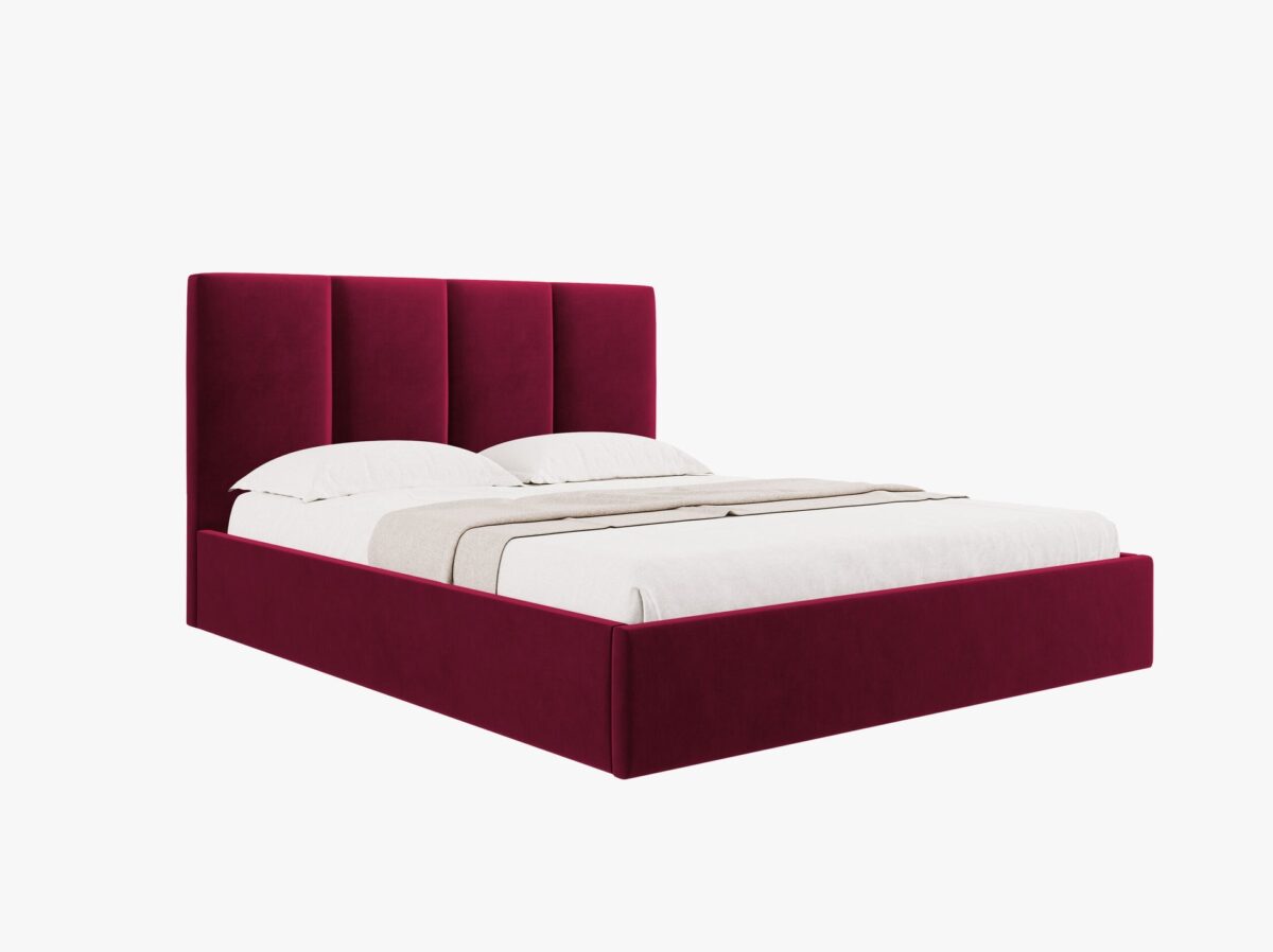 Letto Pyla in velluto Matt Velvet – 140x200 cm - immagine 12