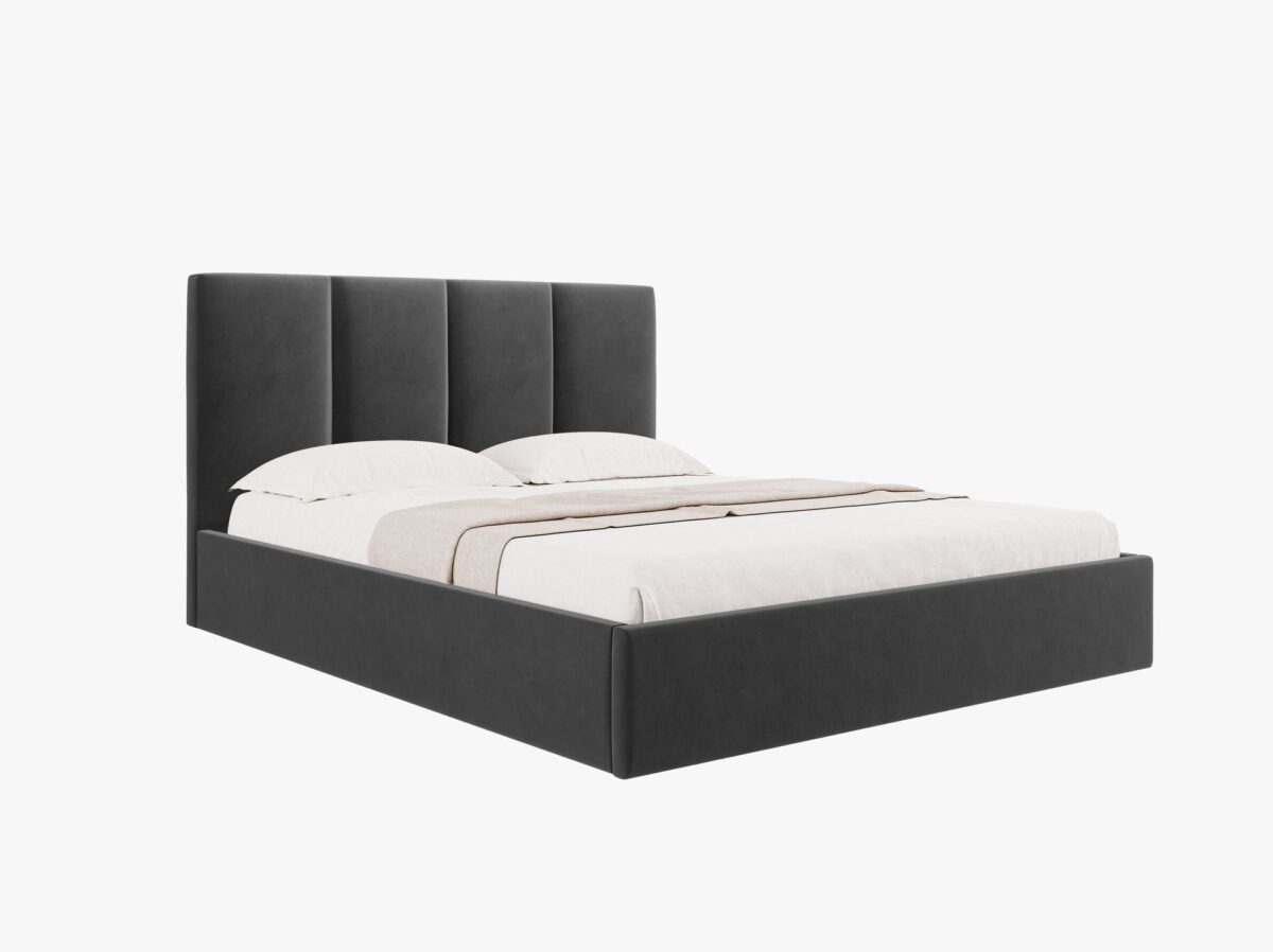 Letto Pyla in velluto Matt Velvet – 140x200 cm - immagine 7
