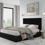 Letto Phaedra in velluto Matt Velvet – 160x200 cm