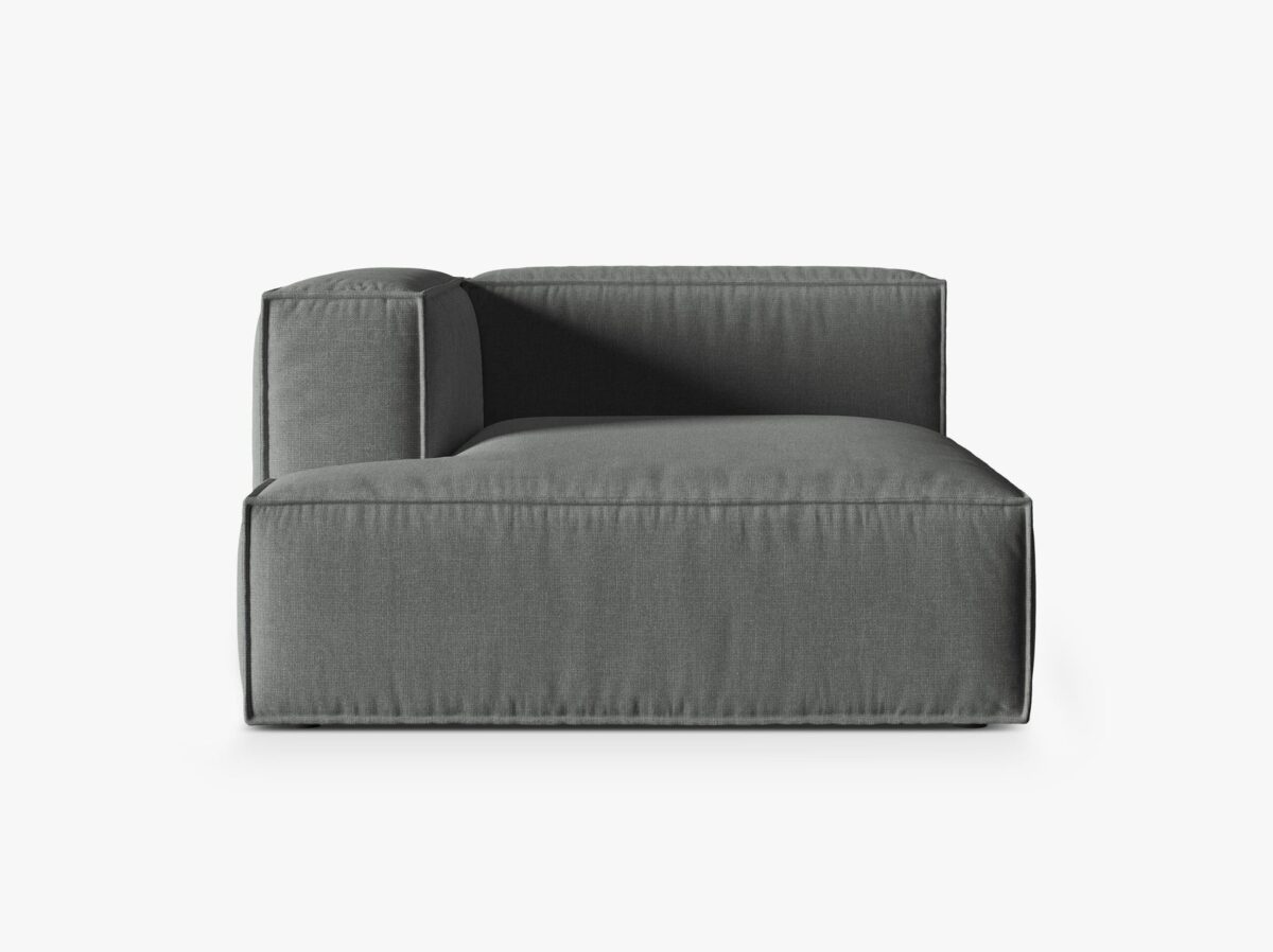 Modulo singolo Nuria in tessuto strutturato – L127 cm - immagine 10
