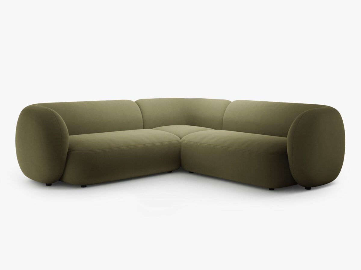 Divano angolare Kate in velluto – L252 cm - immagine 10