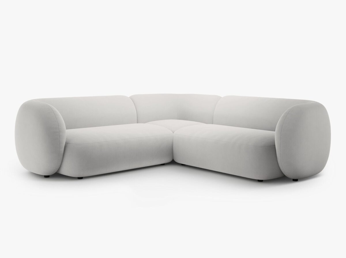 Divano angolare Kate in velluto – L252 cm - immagine 7