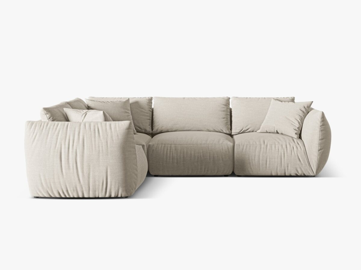 Divano modulare angolare Chris in velluto – L295 cm - immagine 7