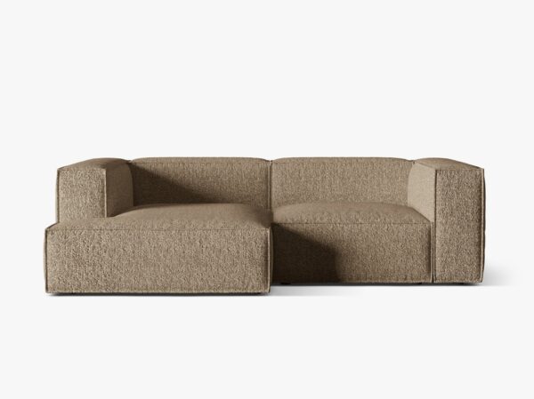 Divano angolare Nuria in bouclé – L252 cm
