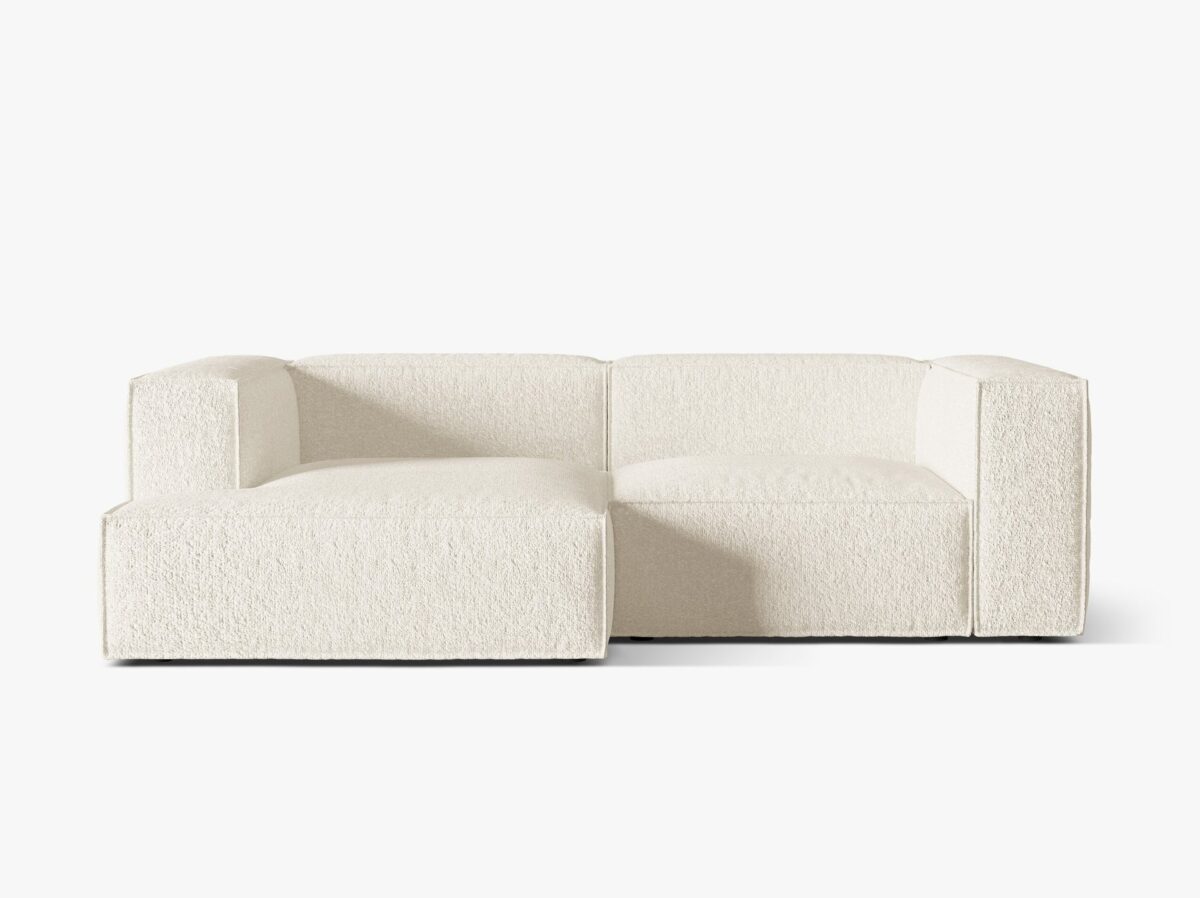Divano angolare Nuria in bouclé – L252 cm - immagine 9