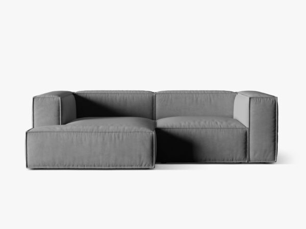 Divano angolare Nuria in velluto – L252 cm
