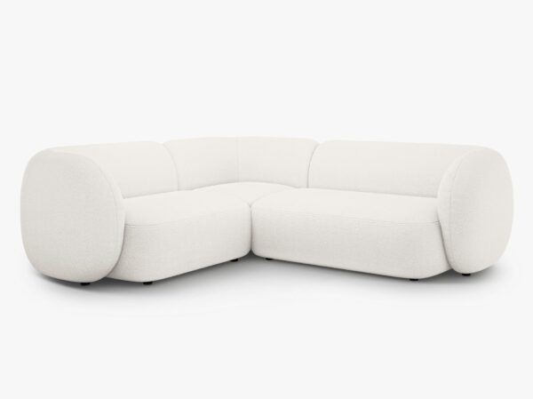 Divano angolare Kate in bouclé – L252 cm