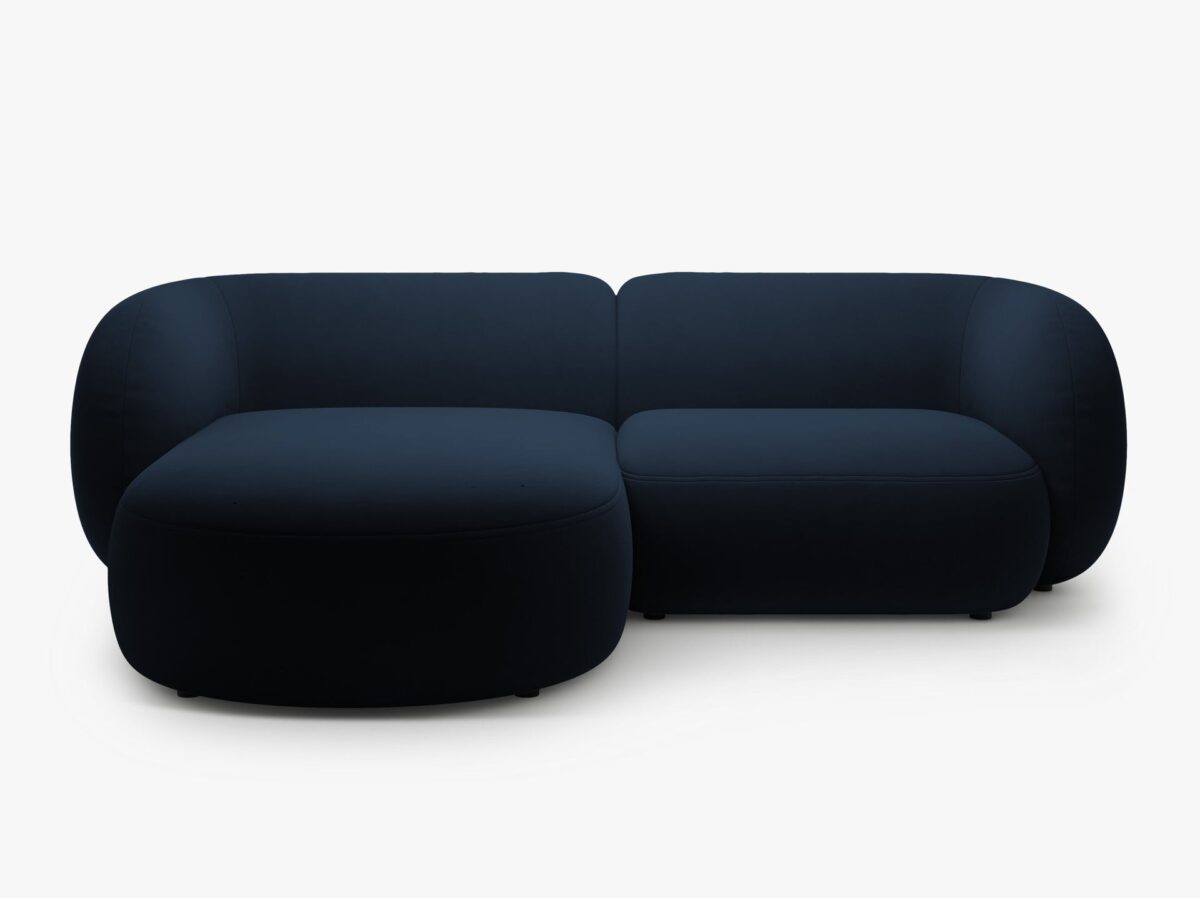 Divano angolare Kate in velluto – L255 cm - immagine 11