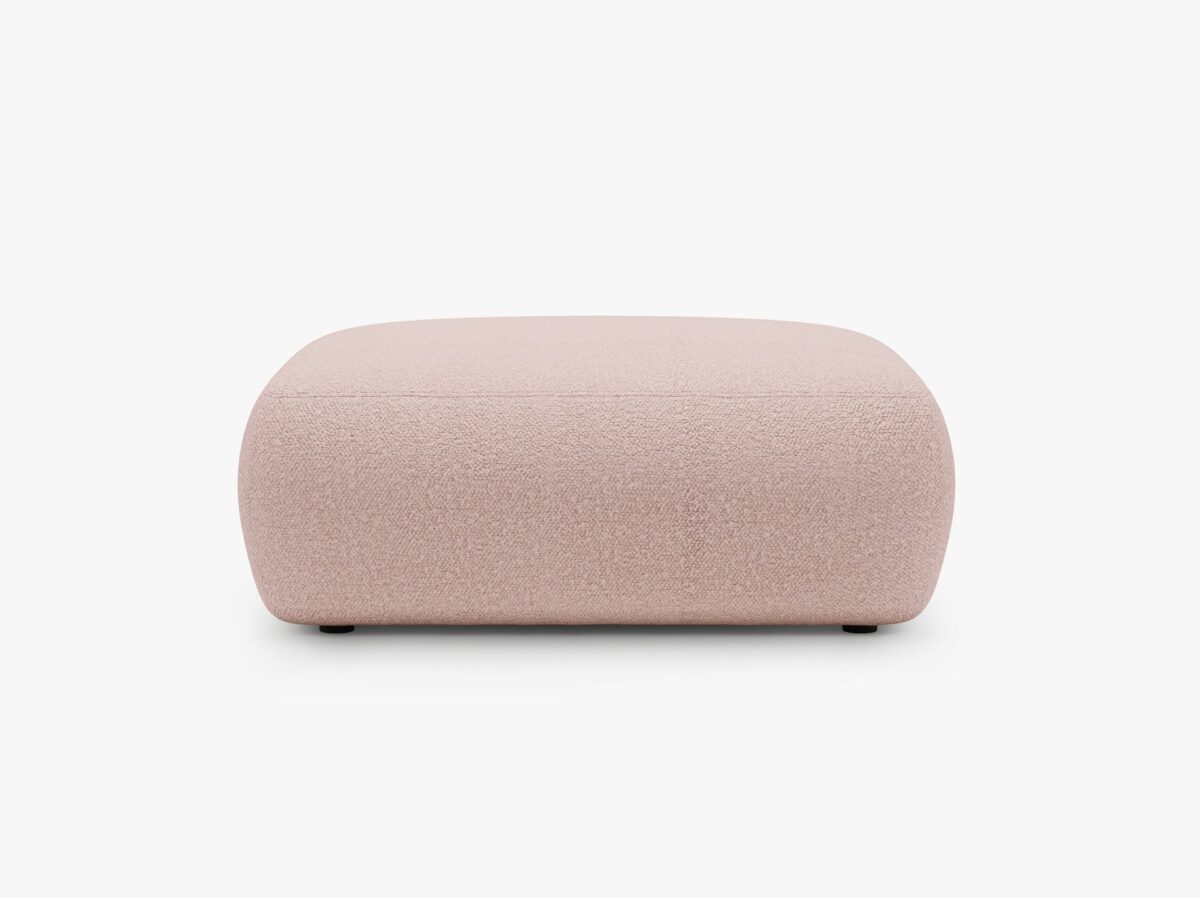 Pouf Kate in bouclé – L99 cm - immagine 5