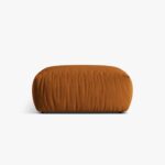 Pouf Chris in tessuto effetto lino – 85x100 cm
