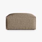 Pouf Nuria in bouclé – 85x85 cm