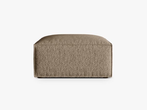 Pouf Nuria in bouclé – 85x85 cm