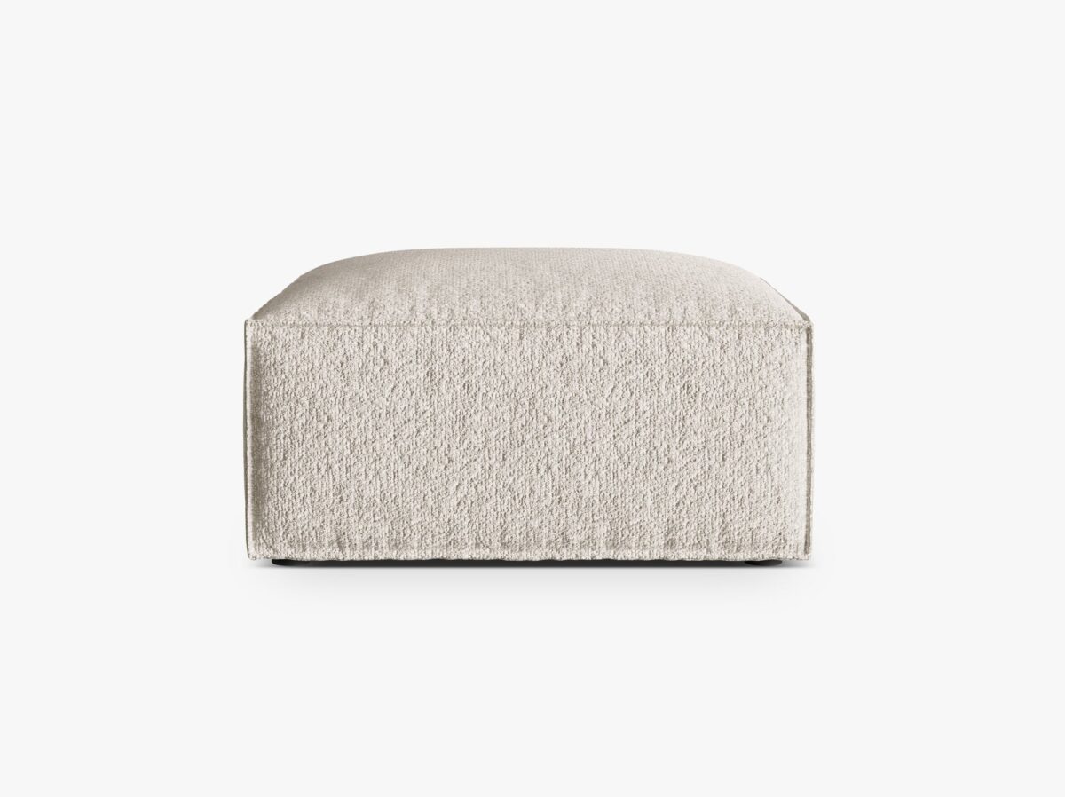 Pouf Nuria in bouclé – 85x85 cm - immagine 8