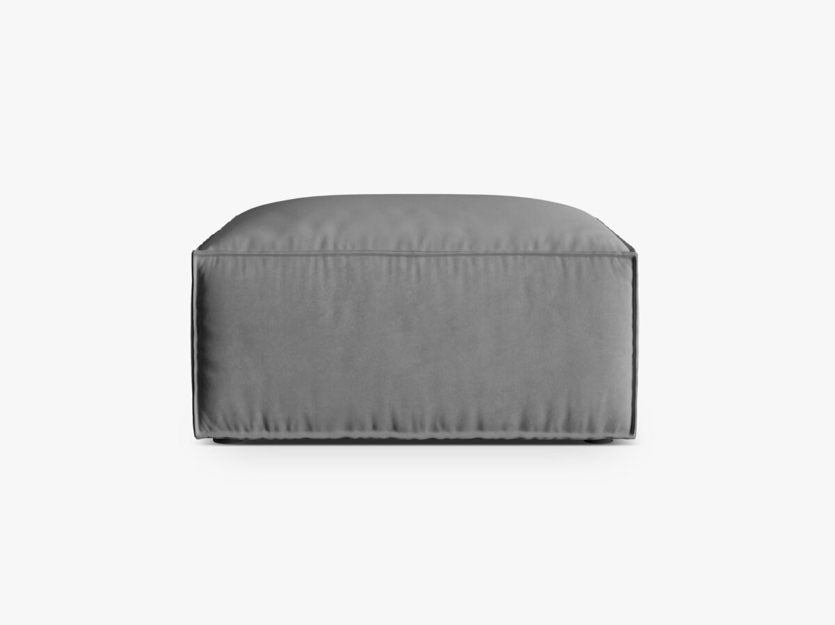 Pouf Nuria in tessuto strutturato – 85x85 cm - immagine 5