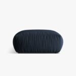 Pouf Chris in tessuto effetto lino – 100x100 cm