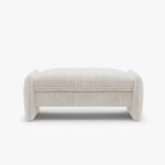 Pouf Georgia in chenille Silencio – 115x70 cm