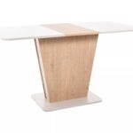 Tavolo Calipso allungabile in finitura cashmere e rovere Cremona Torro – 110/145x68x76 cm