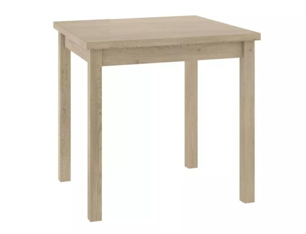 Tavolo Adam in MDF e piano laminato effetto rovere Cremona Torro – 80x80 cm