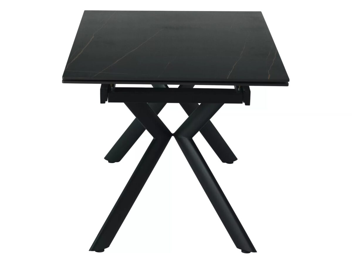 Tavolo Norton allungabile in ceramica nero opaco – 160/240x90x75 cm - immagine 8