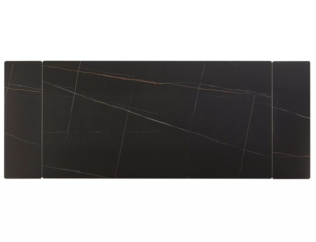 Tavolo Imperia 160 in ceramica nero opaco – 160/220x90x75 cm - immagine 8