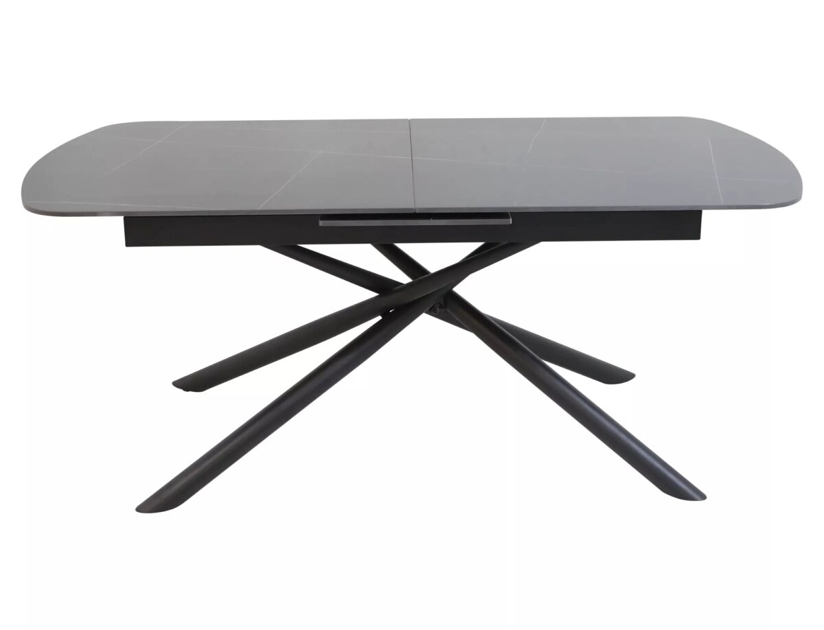 Tavolo Vector allungabile in ceramica nero opaco – 180/220x90x75 cm - immagine 7