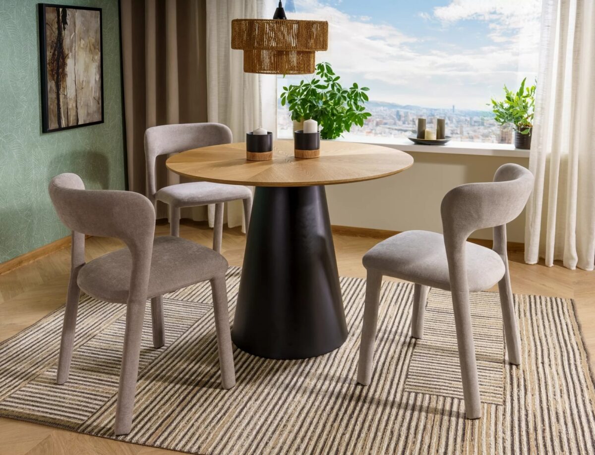 Sedia Vico Wind grigio chiaro – 49x48x77 cm - immagine 6