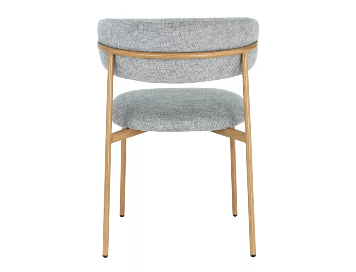 Sedia Elton D Brego grigia / rovere – 56x46x80 cm - immagine 7