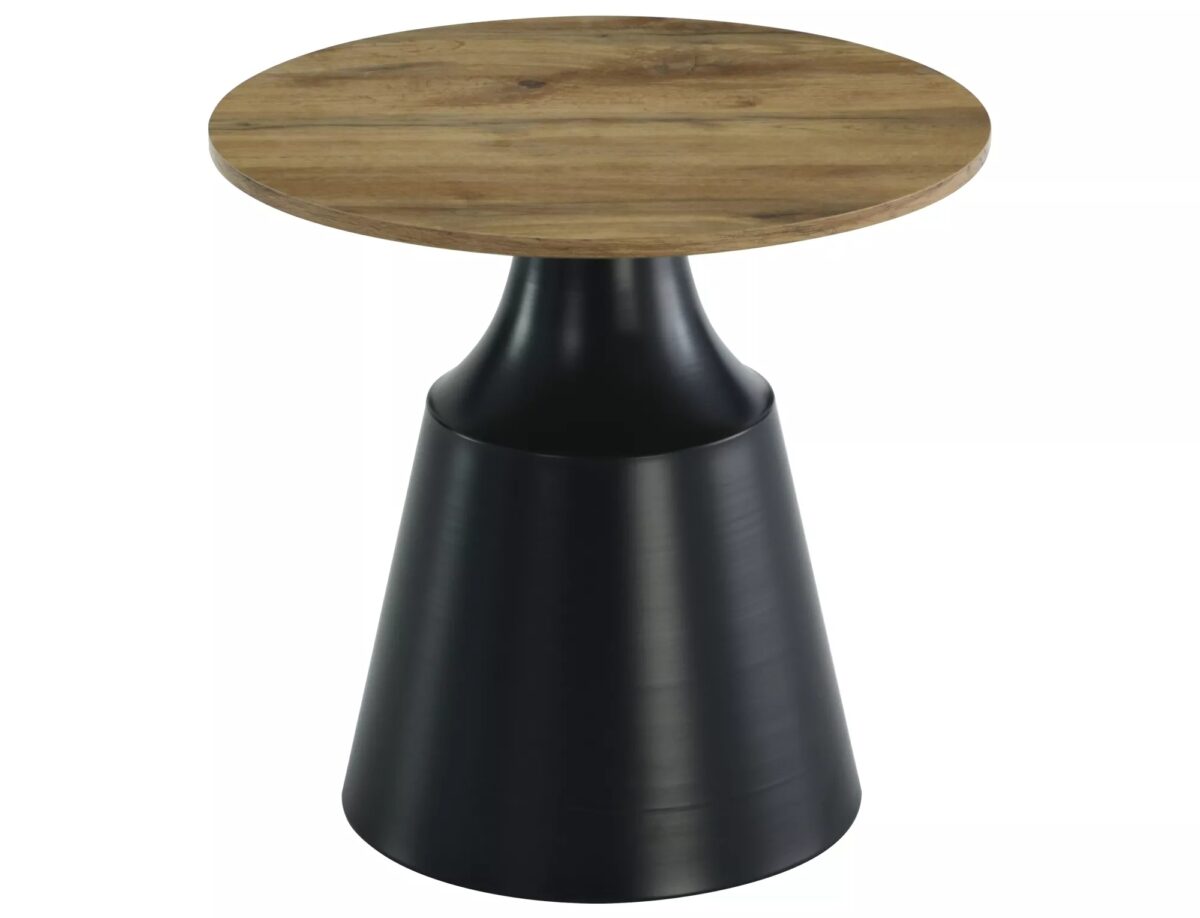Set tavolini Itaka in MDF effetto rovere artisan – Ø70x40 cm - immagine 4