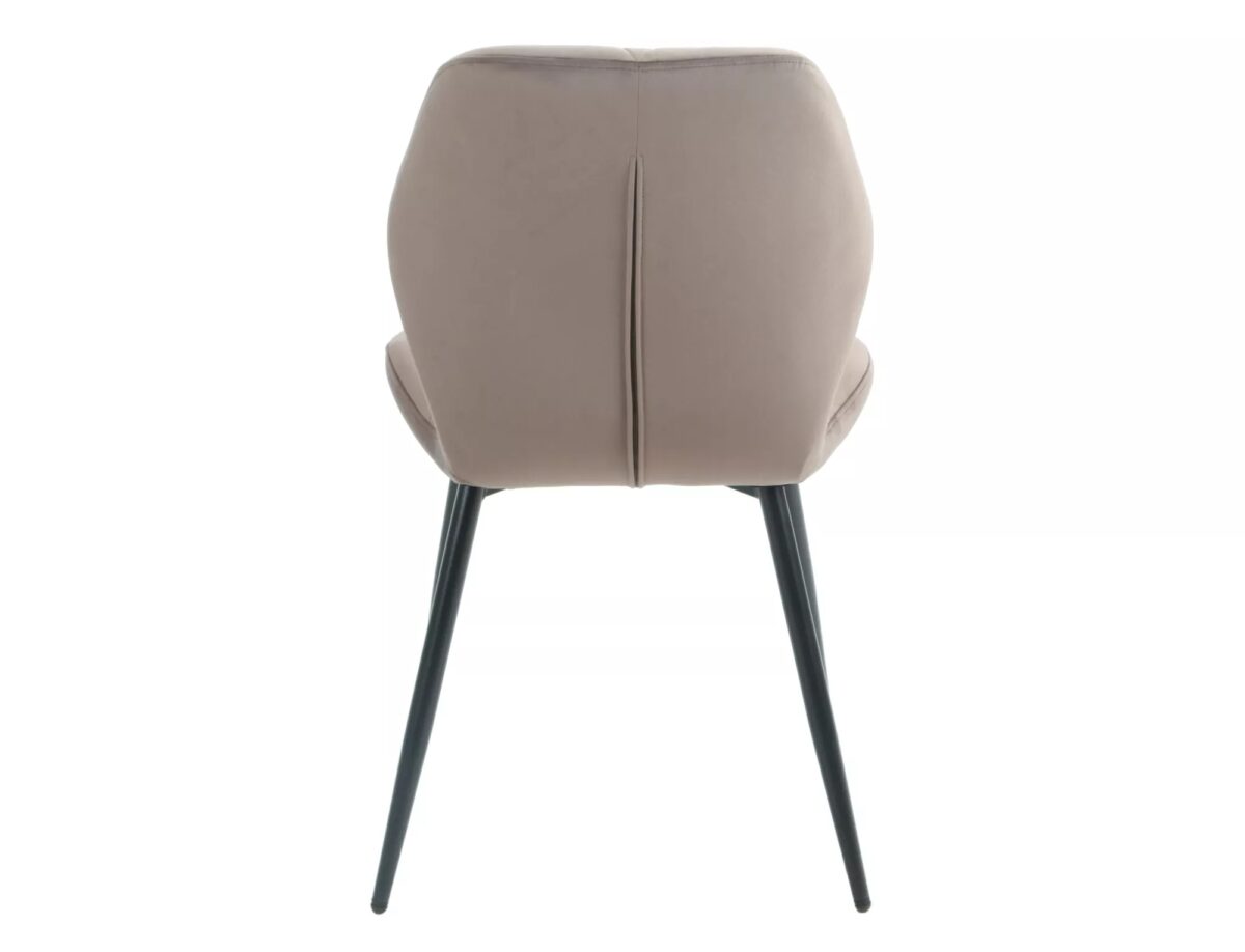 Sedia Rick Velvet beige scuro – 48x41x86 cm - immagine 6