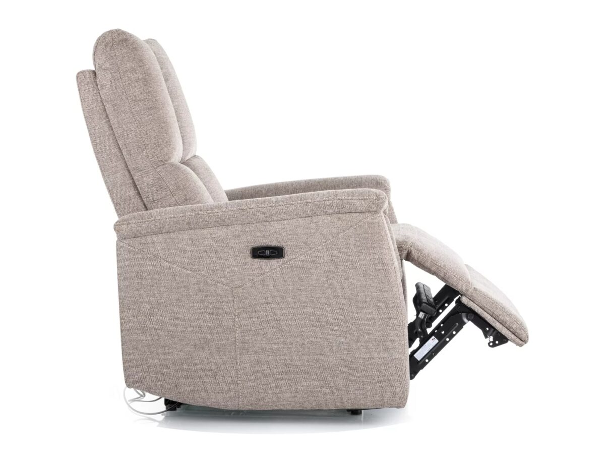 Poltrona reclinabile Neptun Brego elettrica – beige - immagine 6