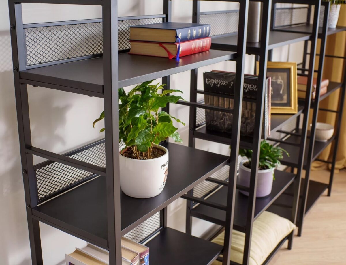 Libreria Raw R4 nera – 60x28x121 cm - immagine 8