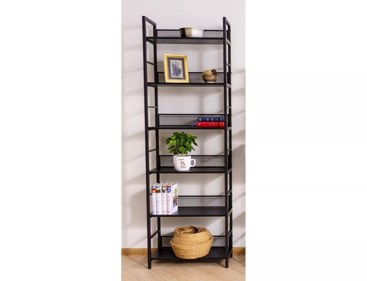 Libreria Raw R6 nera – 60x28x187 cm - immagine 8