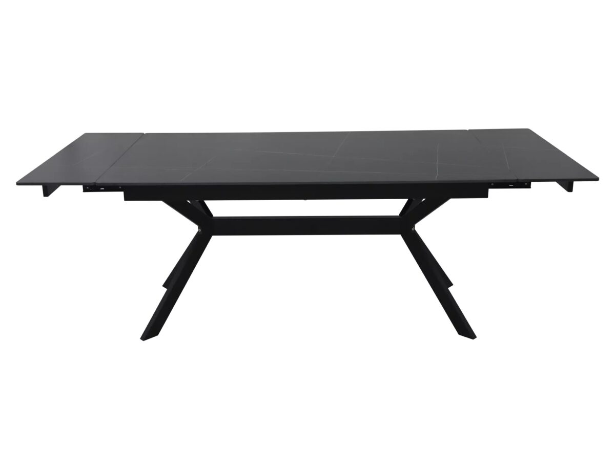Tavolo Imperia 180 in ceramica nero opaco – 180/240x90x75 cm - immagine 10