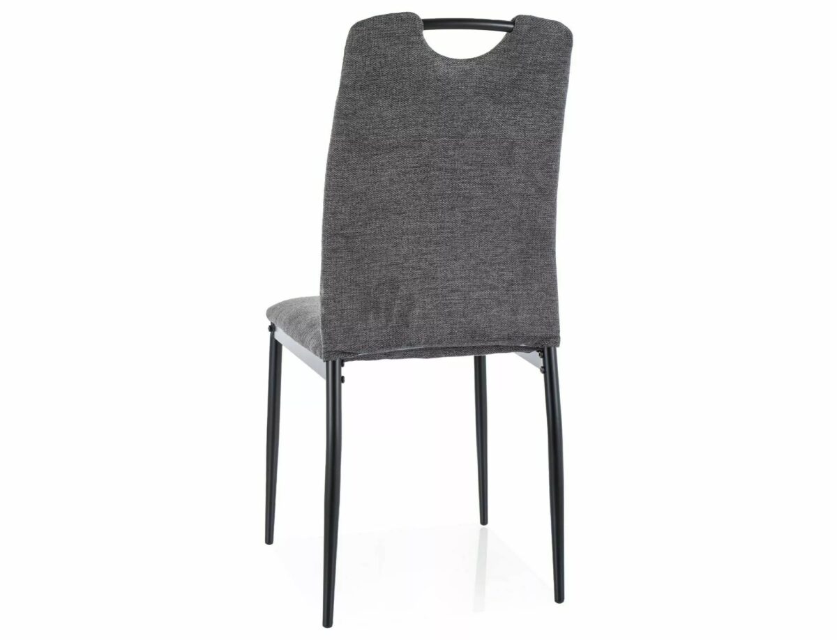 Sedia Rip Brego grigio scuro – 44x38x92 cm - immagine 3
