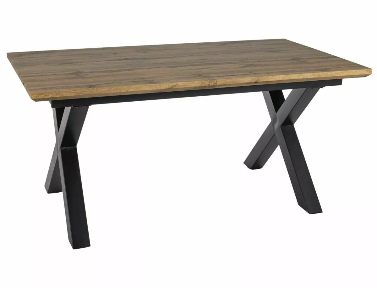 Tavolo Xaviero II allungabile in rovere artigianale – 160/240x90x76 cm - immagine 7