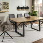Tavolo Umberto II in rovere artisan – 160/240x90x76 cm
