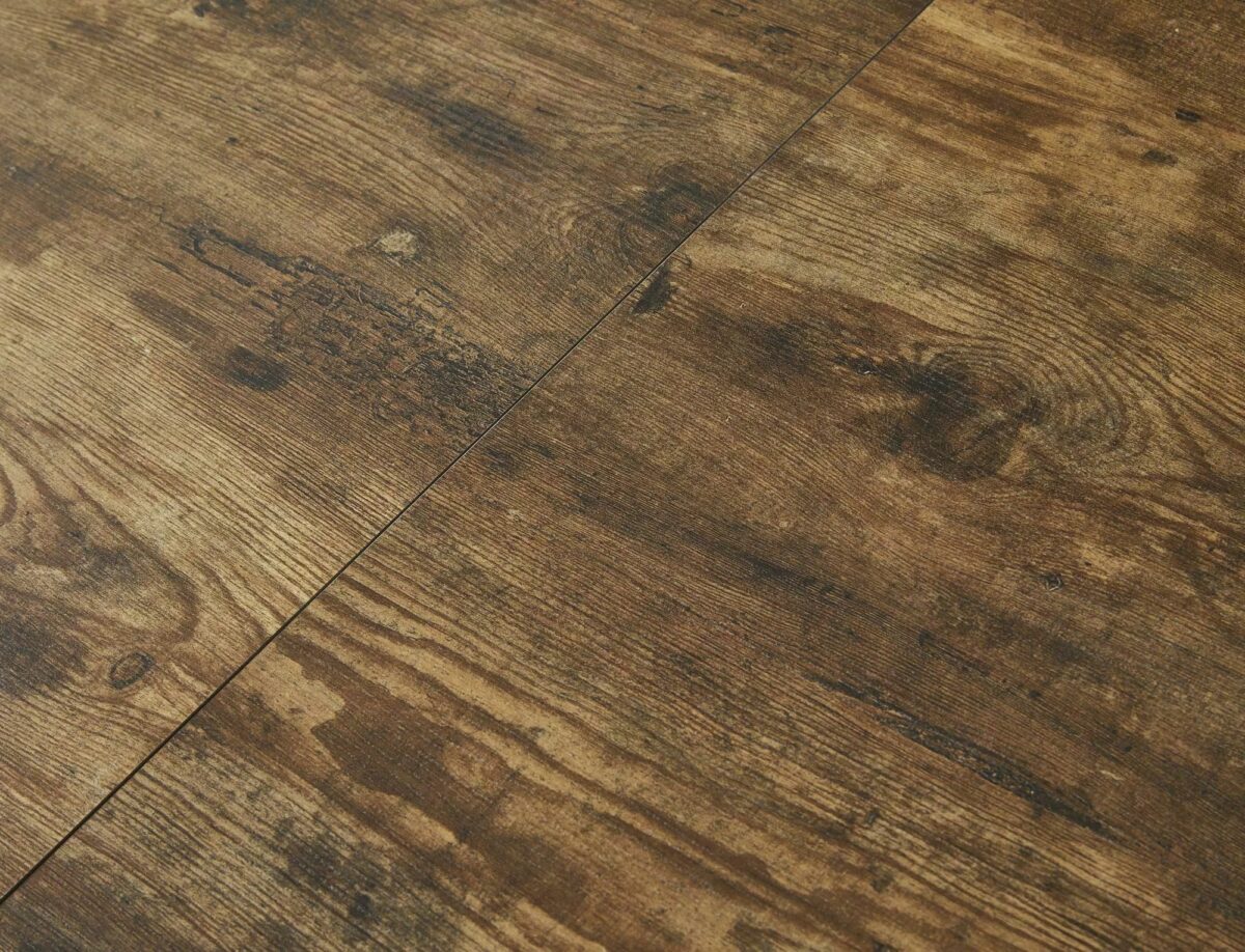 Tavolo Gaston in MDF noce vintage – Ø100/135x75 cm - immagine 4