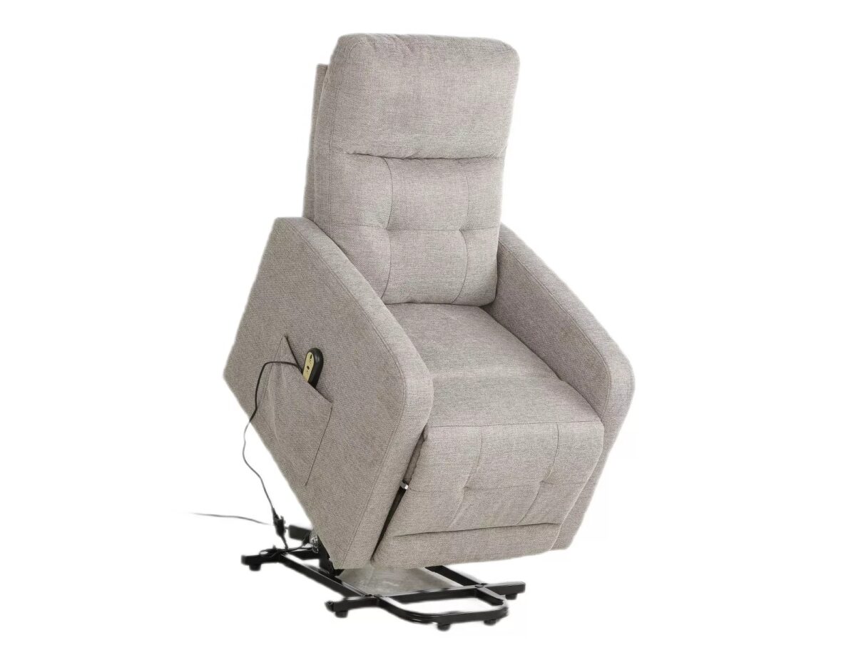 Poltrona reclinabile Otus II Brego beige – 66x92–144x100 cm - immagine 6