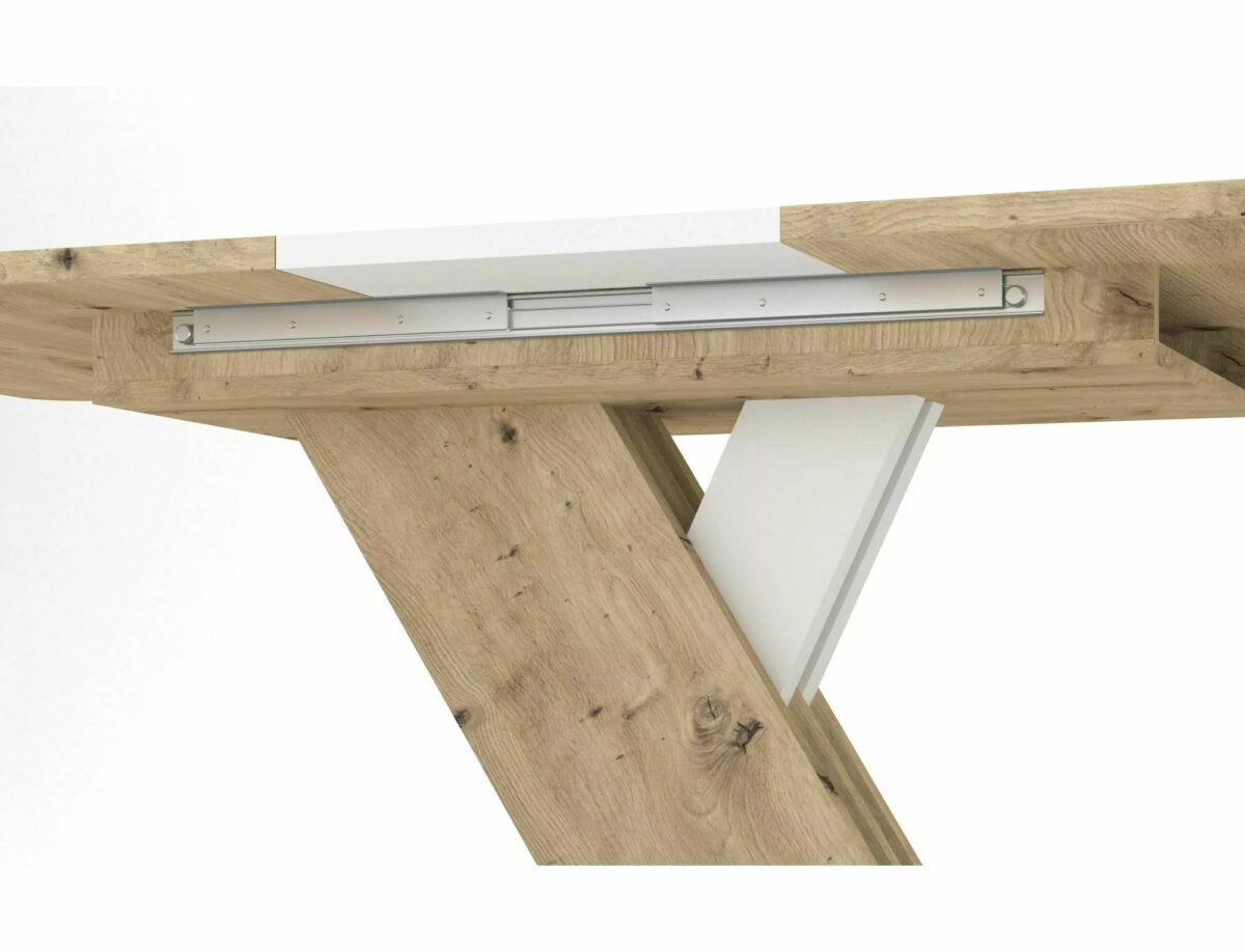 Tavolo Exel – rovere Cremona Torro + cashmere (140–180 cm) - immagine 5