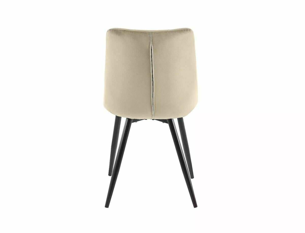 Sedia Ralph Velvet beige scuro – 51x42x94 cm - immagine 2