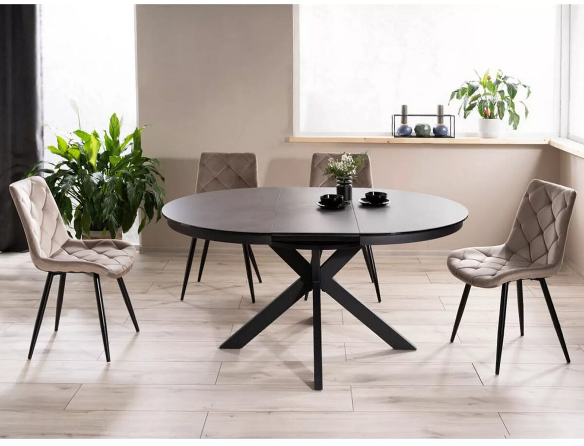 Sedia Ralph Velvet beige scuro – 51x42x94 cm - immagine 7