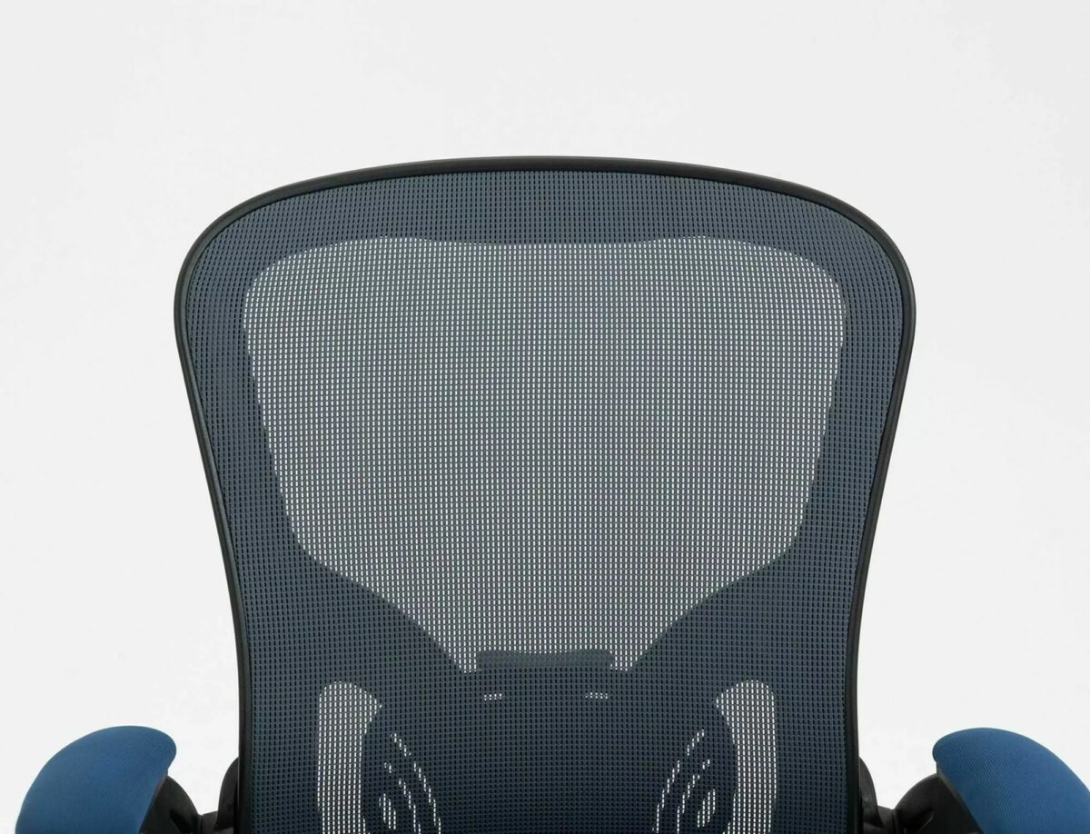 Sedia da ufficio Q-333 blu e grigia – 65x47x100 cm - immagine 10