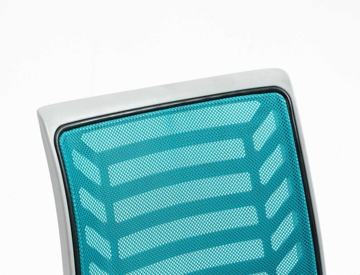 Sedia da ufficio Q-320 blu – 60x44x93 cm - immagine 9