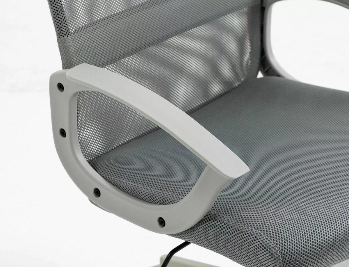 Sedia da ufficio Q-026 grigia – 59x50x107 cm - immagine 8