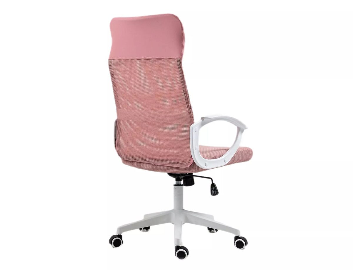 Sedia da ufficio Q-026 rosa – 59x50x107 cm - immagine 2