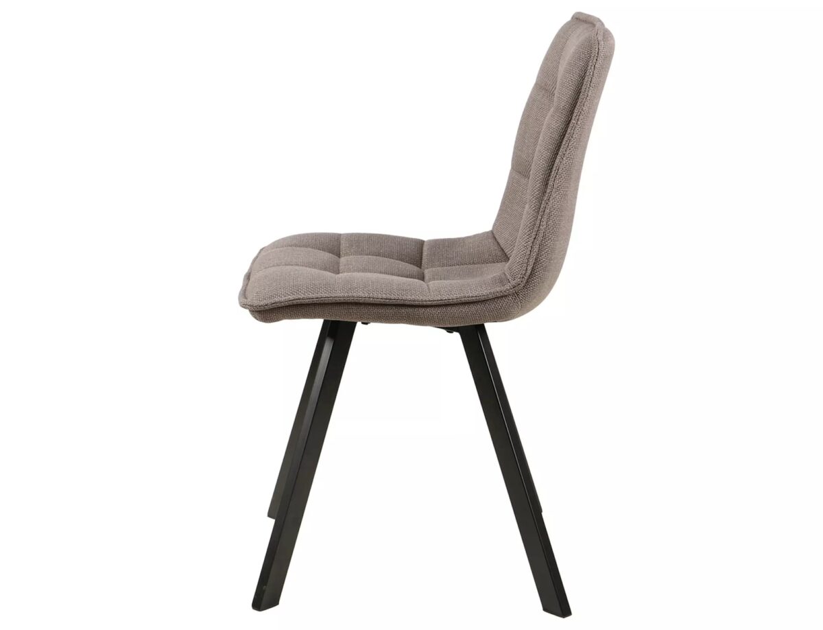 Sedia Ellis Bjorn beige / nero opaco – 46x42x88 cm - immagine 2
